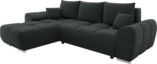 Simerly Sofa med Divan 3 seter Svart Simerly Sofa med Divan 3 seter Svart