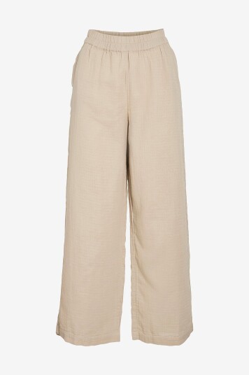 Vila Bukser viLania HW Wide Pants Beige