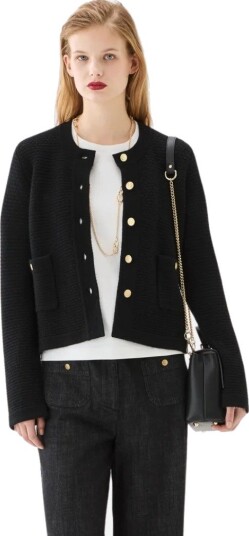 Busnel Gweneth jacket 34 sort dame
