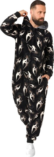 OppoSuits Ghost Face™ Onesie - Large OppoSuits Ghost Face™ Onesie - Large
