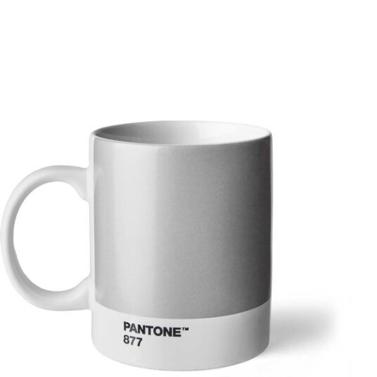 Copenhagen Design PANTONE kopp med hank 37,5 cl sølv Copenhagen Design PANTONE kopp med hank 37,5 cl sølv