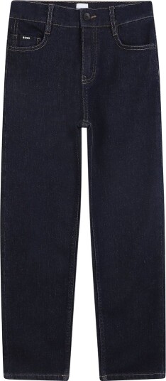 BOSS Jeans Loose Passform Rå Denim BOSS 12 år 152 Jeans Blå
