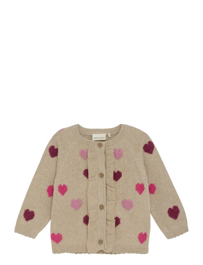Minymo Cardigan Knit Beige 68