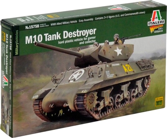Italeri M10 Destroyer Modelltank 1:56