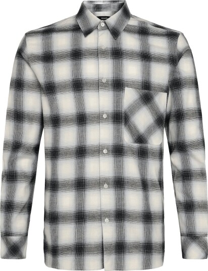 Mads Nørgaard Flannel Check Sune Shirt SKY CAPTAIN CH. XXL