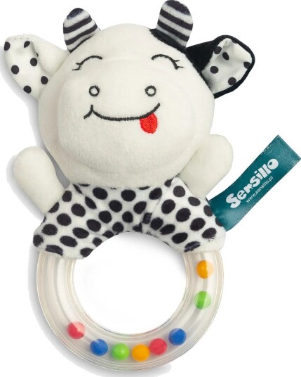 Sensillo Sanserangle Til Baby - Sort/Hvit - Ku