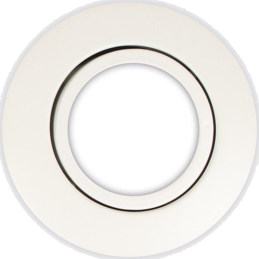 Scan Products Luna Quick Install frontring rund hvit