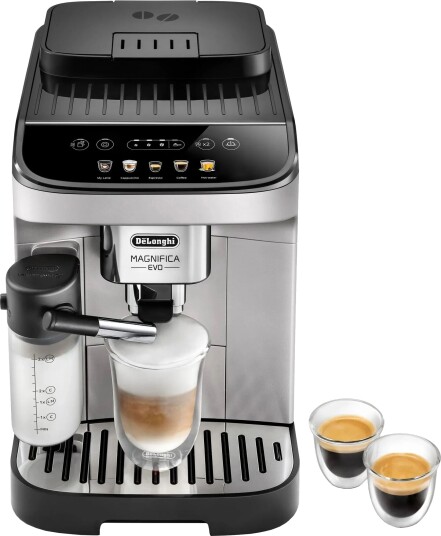 DeLonghi Magnifica Evo ECAM290.61.SB Sølv Automatisk Espressomaskin med Melkeskummer DeLonghi Magnifica Evo ECAM290.61.SB Sølv Automatisk Espressomaskin med Melkeskummer