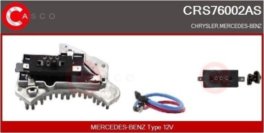 CASCO CRS76002AS Motstand, kupévifte