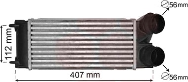 VAN WEZEL 40004334 Intercooler