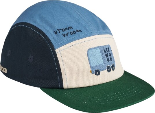 Liewood Rory Embroidery Cap   Blue   55
