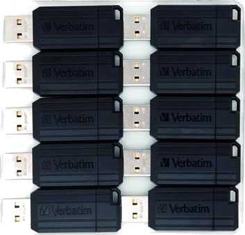 Bulk Usb Verbatim Pinstripe Business Pack 10 X 16Gb