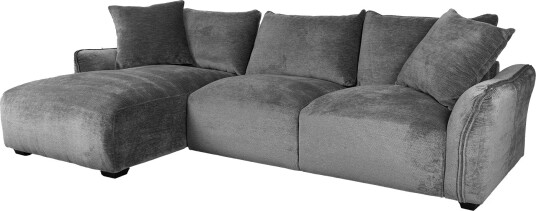 Hjørnesofa Denvi Venstre Grå
