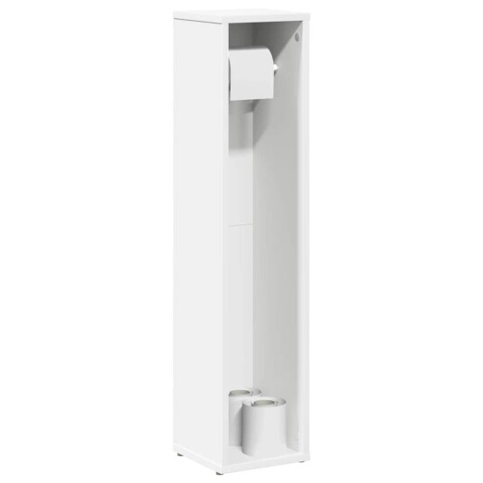 Vidaxl Baderomsskap med rulleholder hvit 20,5x20x90 cm 858506