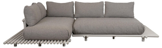 Cane line Sticks hjørnesofa Aluminium/lys brun 2 2 seters moduler Brun