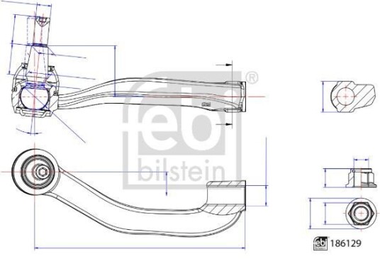 Endeledd FEBI BILSTEIN 186129 Endeledd FEBI BILSTEIN 186129