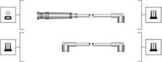 Tennplugg kabelsett MAGNETI MARELLI 941319170050