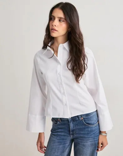 Neo Noir Hvit Rosa Oxford Shirt