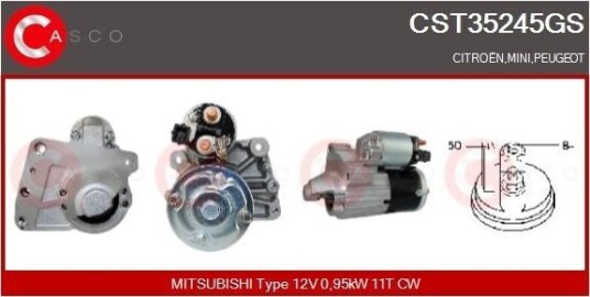 CASCO CST35245GS Starter CASCO CST35245GS Starter
