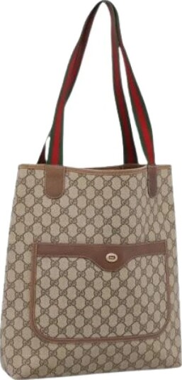 Gucci Vintage Dame Pre owned Brun ONE SIZE, Gucci Vintage Dame Pre owned Brun ONE SIZE,