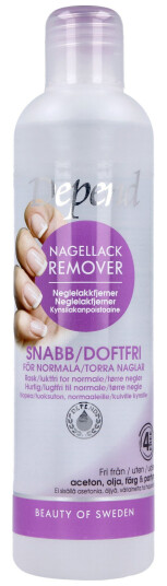 Depend Nagellackremover Snabb/Doftfri 250 ml Depend Nagellackremover Snabb/Doftfri 250 ml