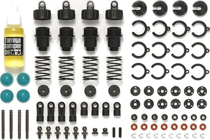 Tamiya 54753 CVA SUPER MINI SHOCK UNIT SET TT-02 4 Tamiya 54753 CVA SUPER MINI SHOCK UNIT SET TT-02 4