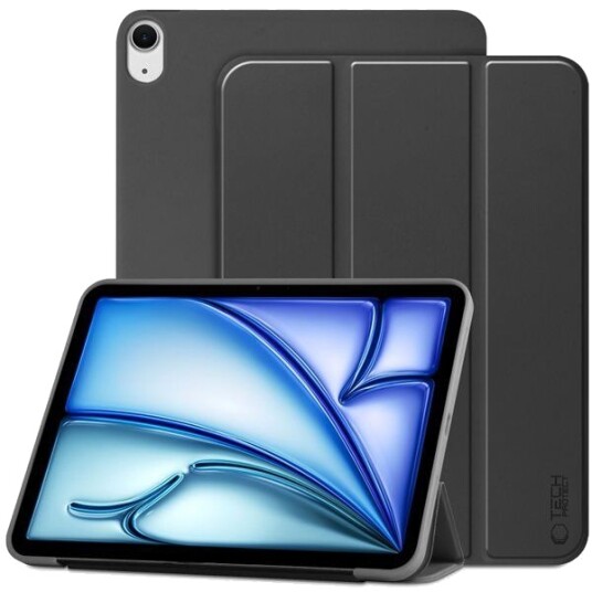 Tech-Protect iPad Air (2022/2020) Tech-Protect Smartcase Deksel Tri-fold & Apple Pencil Holder - Svart