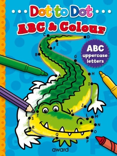 Dot to Dot ABC & Colour  Uppercase letters