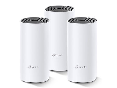 TP-Link Deco M4 Mesh Wi-Fi System 3-pk Dual Band AC1200 Hvit TP-Link Deco M4 Mesh Wi-Fi System 3-pk Dual Band AC1200 Hvit