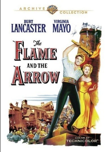 Flame & The Arrow (1950) DVD