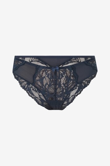 La Redoute Collections Romane Lace Knickers Blå La Redoute Collections Romane Lace Knickers Blå