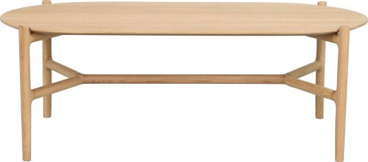 Rowico Home Holton Sofabord, Ovalt 130x65, Lakkert Eik 1645046-01-0 1669035-02-0