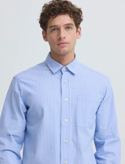 Casual Friday Cfjaevon Ls Seersucker Shirt Multi/patterned L