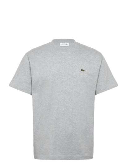 Lacoste Cotton T-Shirt - Grey - M Lacoste Cotton T-Shirt - Grey - M