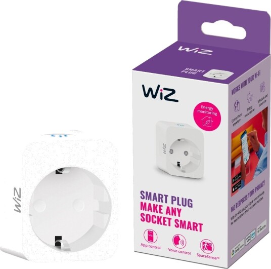Wiz Smart Plugg WiFi m/strømmåling - 60445 1682198-02-0 1725435 Wiz Smart Plugg WiFi m/strømmåling - 60445 1682198-02-0 1725435
