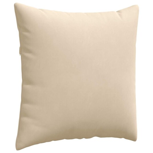 Sofaputer 2 pcs Krem 80 x 80 cm stoff