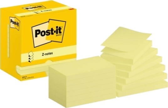 Post It 7100290186 Rektangel Gult Papir 76 Mm 127 Mm 100 Ark
