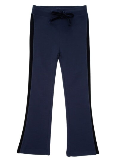 WoolLand Sirdal Flare Bukse Barn Blue Ink 146 152