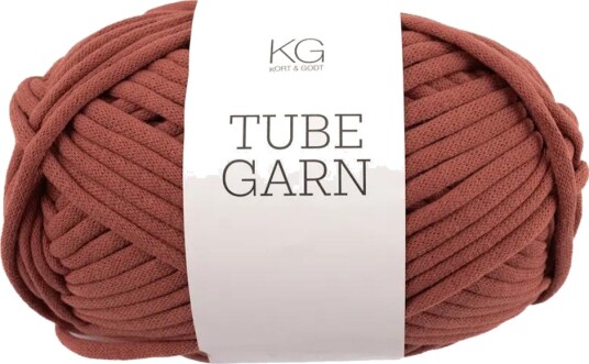 Kort og Godt Tubegarn 4mm Rust 7835, 100g
