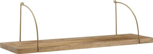 Vegghylle Wohnling massivt tre metall hylle for oppheng industriell loftstil 80 cm 80 cm Vegghylle Wohnling massivt tre metall hylle for oppheng industriell loftstil 80 cm 80 cm