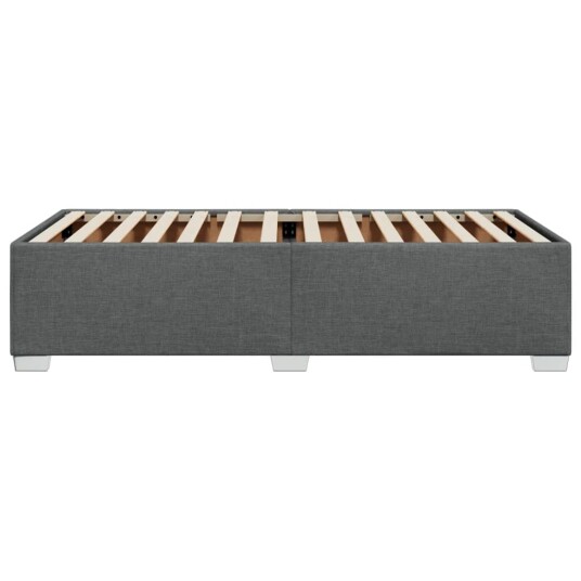 Sengeramme mørkegrå 90x190 cm stoff 8721102693199