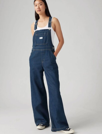 Levi"s® Xl Overall Square Circle   Blue   L
