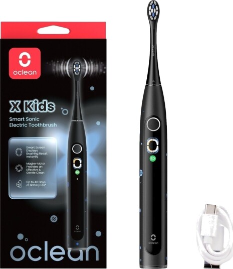Oclean X Kids elektrisk tannbørste - Svart