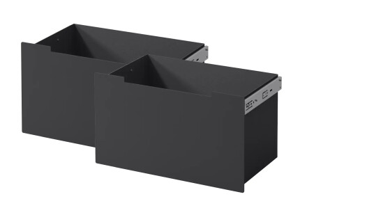 Nordpeis Skuffesett sort for Me Bench 50 806803