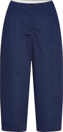 Selected Slfbarrel Carmen Hw Cropped Pant   Navy   44 x 32
