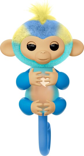 Fingerlings 2.0 Leo Interaktiv Blå Ape med 70 Lyder og Reaksjoner
