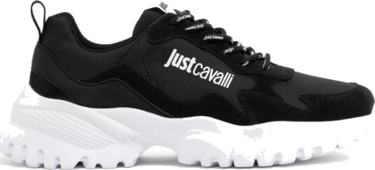 Just Cavalli Herre Sko Svart 43 EU,