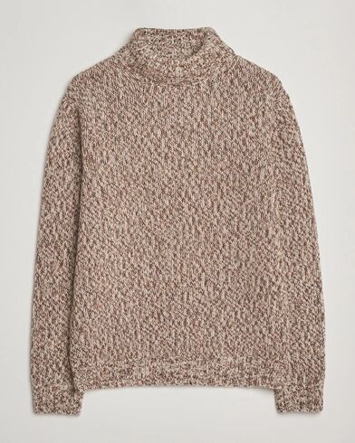 Oscar Jacobson Mika Heavy Wool/Cotton Rollneck Beige Oscar Jacobson Mika Heavy Wool/Cotton Rollneck Beige
