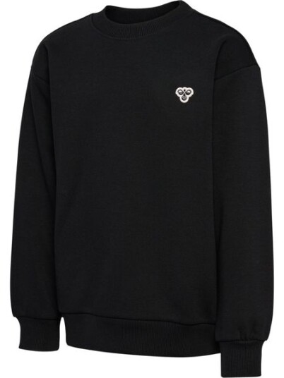 Hummel Bee Loose Crewneck til barn - black Hummel Bee Loose Crewneck til barn - black