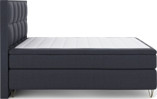 Select No 5 Komplett Sengepakke 180x200 Medium Lateks Blå/V formede Metallben